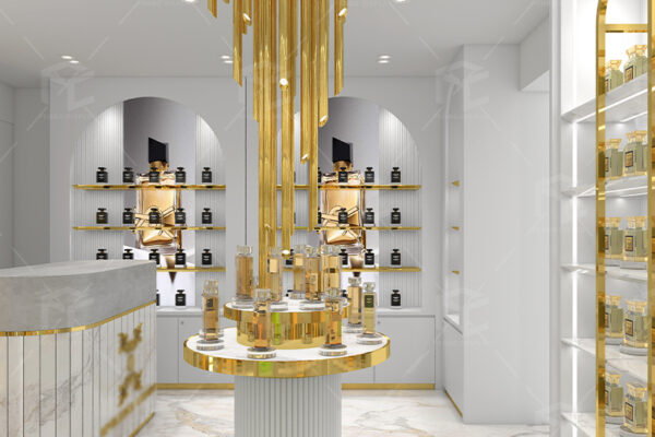 Small perfume shop interior design