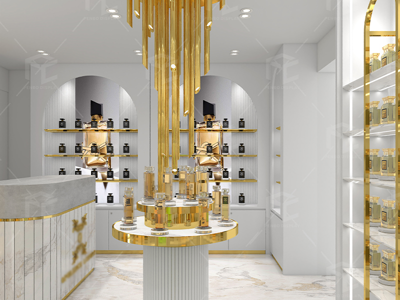 perfume shop design, modern perfume shop interior design, luxury perfume shop design