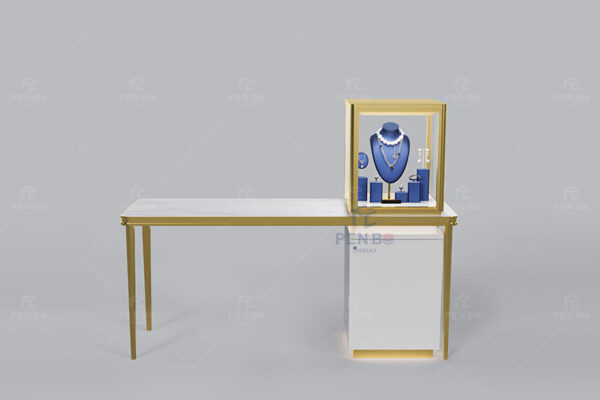 Customized Luxury Jewelry Display Table for Stores