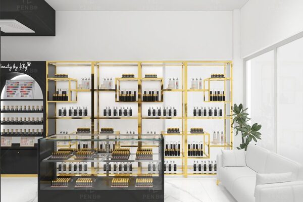 Luxury Salon Display Racks Design