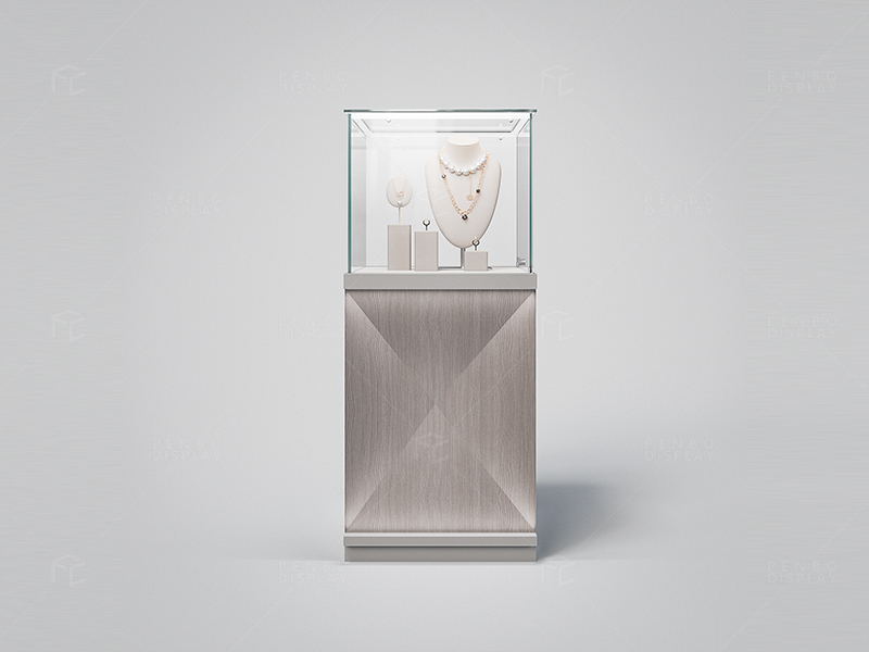 Jewelry Pedestal Display Case, Pedestal Display Case for Jewelry, Glass Jewelry Pedestal Display Case,Jewelry Pedestal Showcase Design