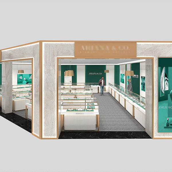 Custom furniture and showcase for jewelry store | interior design ...