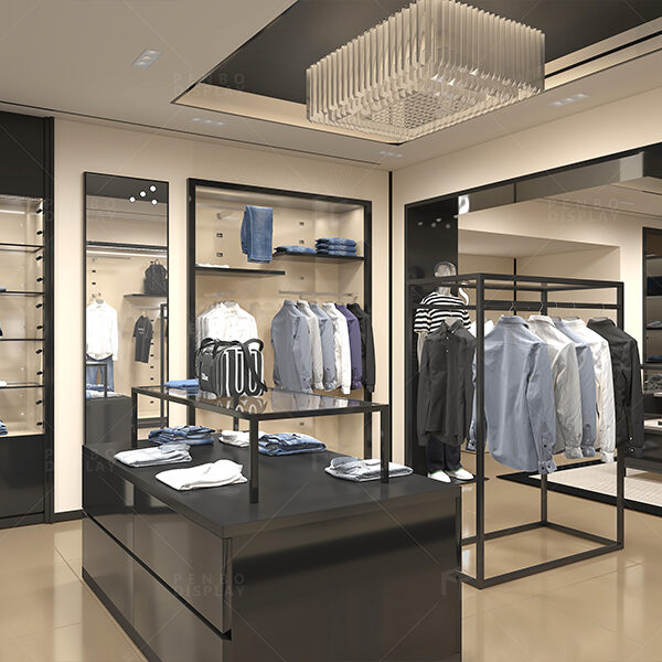 Luxury Men’s Fashion Store Interior | Custom Clothing Store Furniture ...