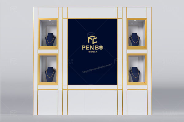 Luxury Jewellery Wall Display Cabinets – Custom Designs for Retail Stores