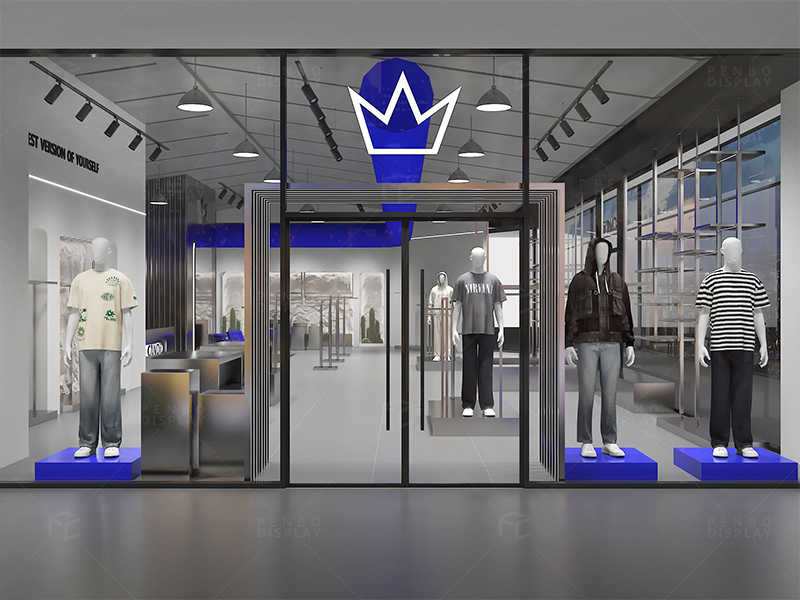 interior design for men's clothing store