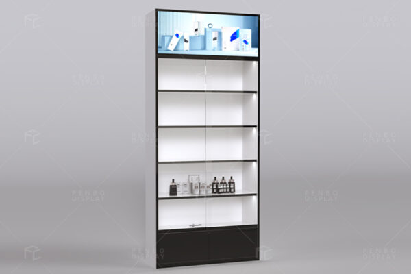 Customizable Beauty Product Display Cabinet for Shops