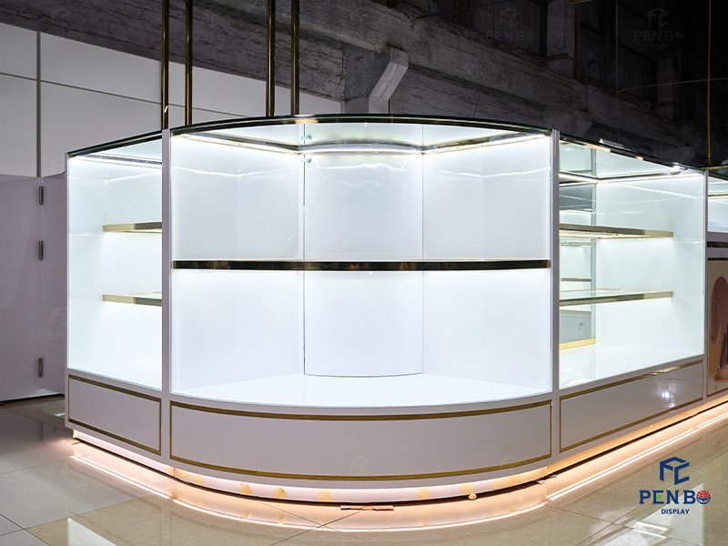 Candle Kiosk in mall，Candle Kiosk design, perfume kiosk, perfume kiosk design