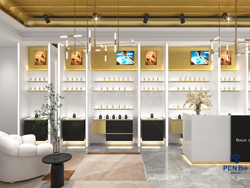 Perfume Display Cabinets for Retail Shops, perfume store furniture，perfume shop interior design