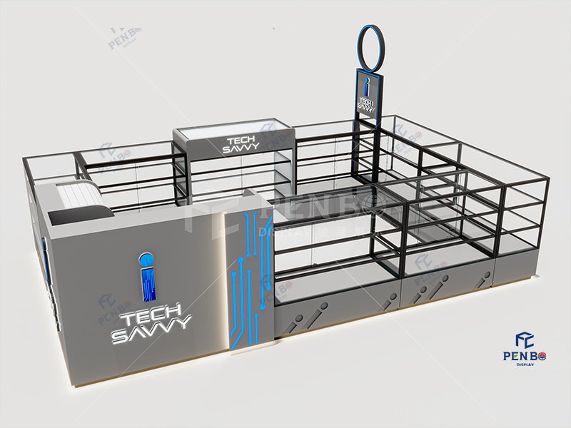 Mobile Accessories Kiosk, Cell Phone Accessories Kiosk, Custom Mobile Kiosk Design, Phone Accessories Mall Kiosk