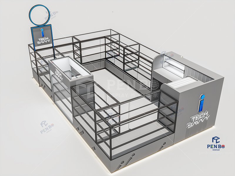 Mobile Accessories Kiosk, Cell Phone Accessories Kiosk, Custom Mobile Kiosk Design, Phone Accessories Mall Kiosk