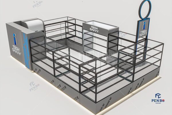 Custom Mobile Accessories Kiosk | Phone Accessories Mall Kiosk Manufacturer