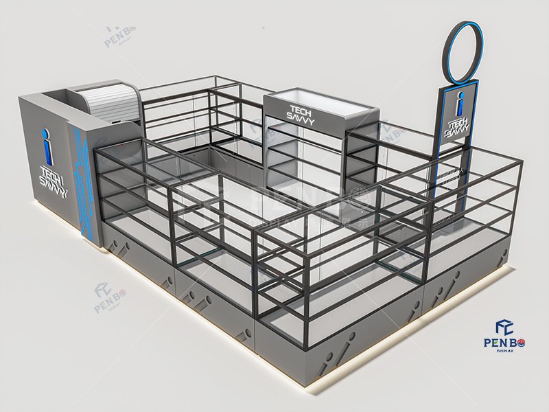 Mobile Accessories Kiosk, Cell Phone Accessories Kiosk, Custom Mobile Kiosk Design, Phone Accessories Mall Kiosk