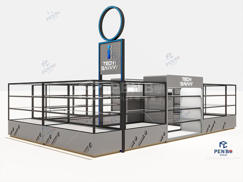 Mobile Accessories Kiosk, Cell Phone Accessories Kiosk, Custom Mobile Kiosk Design, Phone Accessories Mall Kiosk