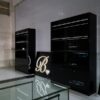 Tall display showcase for jewelry store