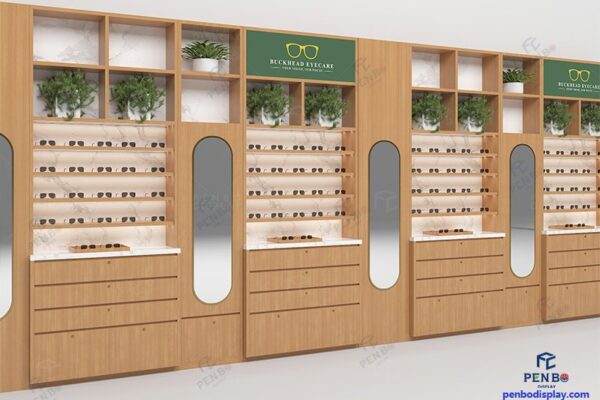 High-End Eyeglass Display Showcases for Opticians & Eyewear Boutiques