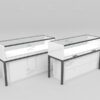 modern eyeglass display furniture,eyewear display cabinets, optical store counter