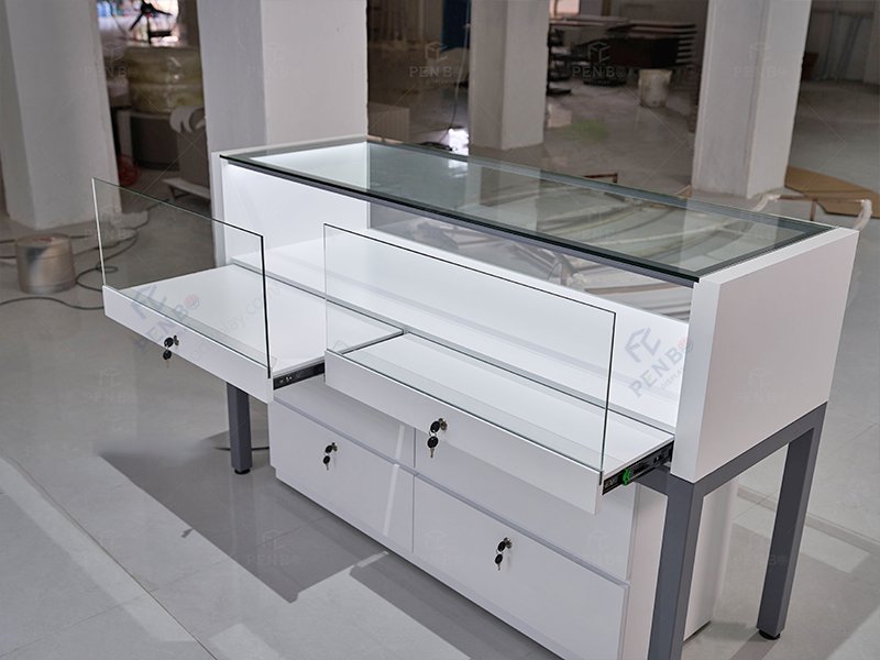 modern eyeglass display furniture,eyewear display cabinets, optical store counter