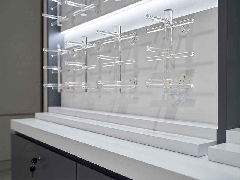 modern eyeglass display furniture,eyewear display cabinets, optical store counter