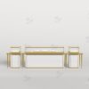 Modern Glass Jewellery Display Cabinet for Retail Stores