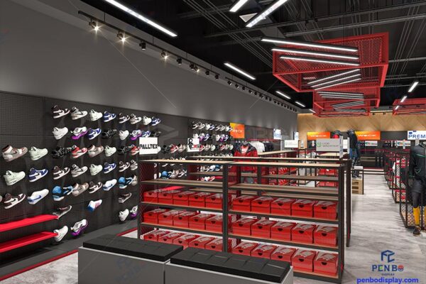 Modern Sneaker Shop Interior Design