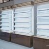custom makeup display cabinet for retail stores, luxury cosmetic wall display unit wholesale,retail makeup display shelving system