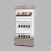custom makeup display cabinet for retail stores, luxury cosmetic wall display unit wholesale,retail makeup display shelving system