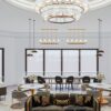 Luxury jewelry store interior design with custom display showcases and high-end furniture for flagship stores