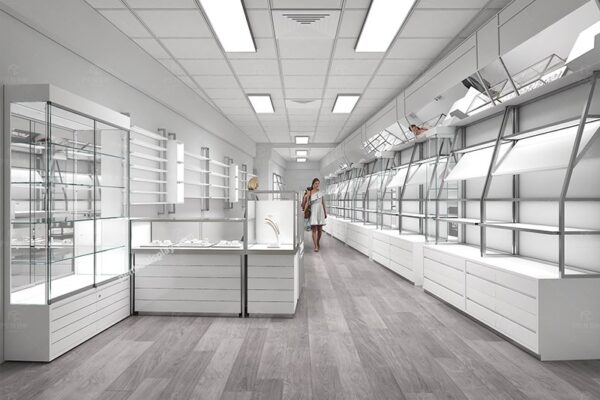 Jewelry Wholesale Showroom Display Fixtures | Glass Display Cabinets
