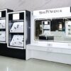 custom cosmetic display cabinet, cosmetic display fixtures, beauty store furniture