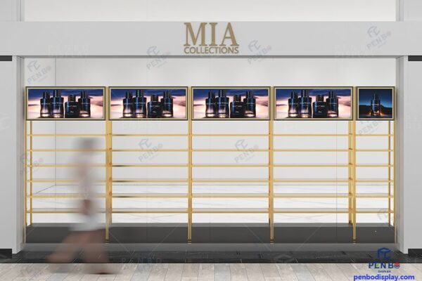 Custom Luxury Perfume Store Display Shelves | Fragrance Retail Fixtures Manufacturer