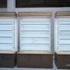 custom makeup display cabinet for retail stores, luxury cosmetic wall display unit wholesale,retail makeup display shelving system