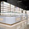 perfume display cabinets,luxury perfume shelving units