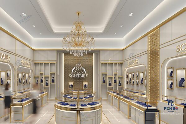 Luxury Jewelry Store Interior Design & Custom Display Showcases