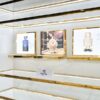 perfume display cabinets,luxury perfume shelving units, perfume store display