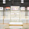 perfume display cabinets,luxury perfume shelving units, perfume store display