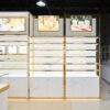 perfume display cabinets,luxury perfume shelving units, perfume store display