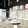 perfume display cabinets,luxury perfume shelving units, perfume store display