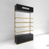 custom luxury perfume store display shelves, modern fragrance store wall display units,wholesale perfume shop display fixtures