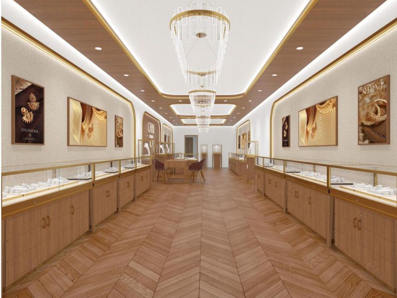 Luxury Jewelry Store Interior Design & 3D Rendering