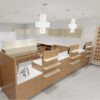 Custom chemist shop counters and shelving systems for efficient store design