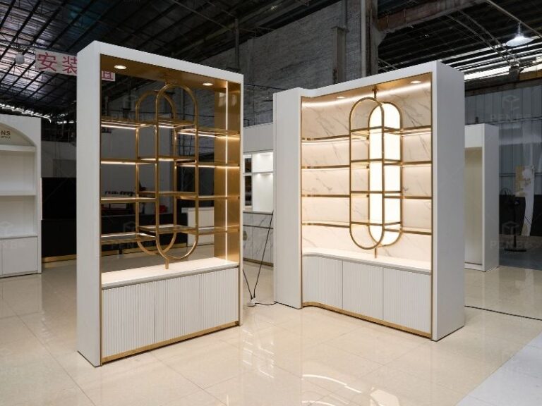 Custom Beauty Spa Salon Display Cabinets with LED Lighting - Penbo Display