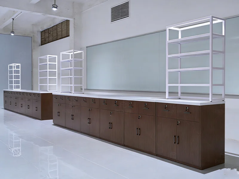 lockable cannabis display cabinets