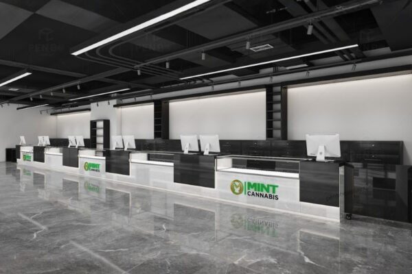 Custom Cannabis Dispensary Display Counters Wholesale