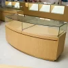 CBD and smoke shop display showcase with lockable glass front