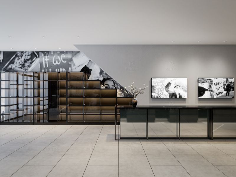 custom cannabis shop interior fixtures