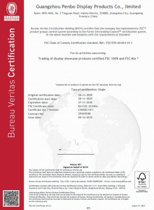 FSC - certificates