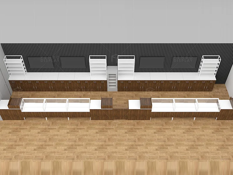 modern dispensary counter design