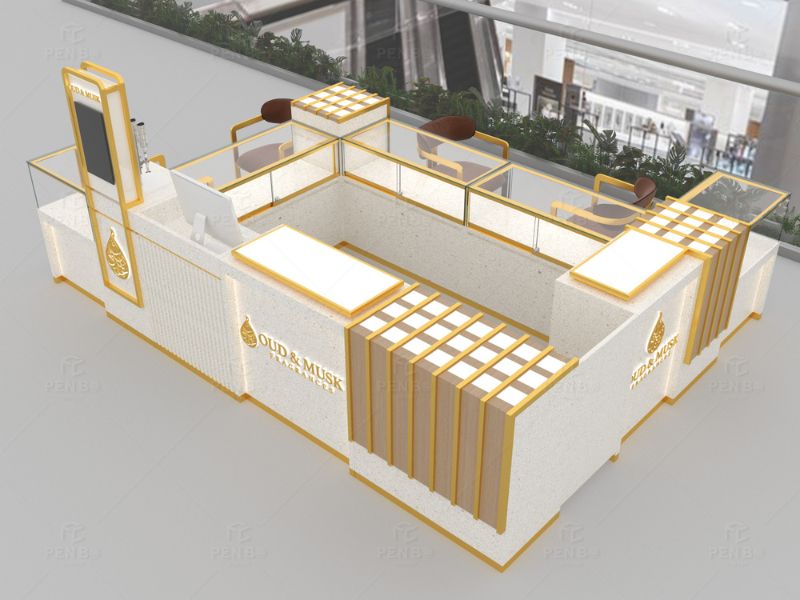 Custom Fragrance & Perfume Kiosk Design for Shopping Malls