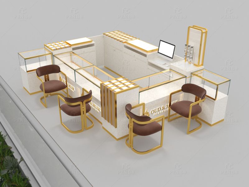 Custom Fragrance & Perfume Kiosk Design for Shopping Malls