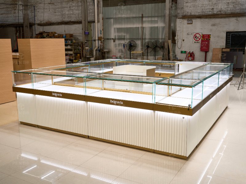 Custom Jewelry Kiosk for Shopping Malls